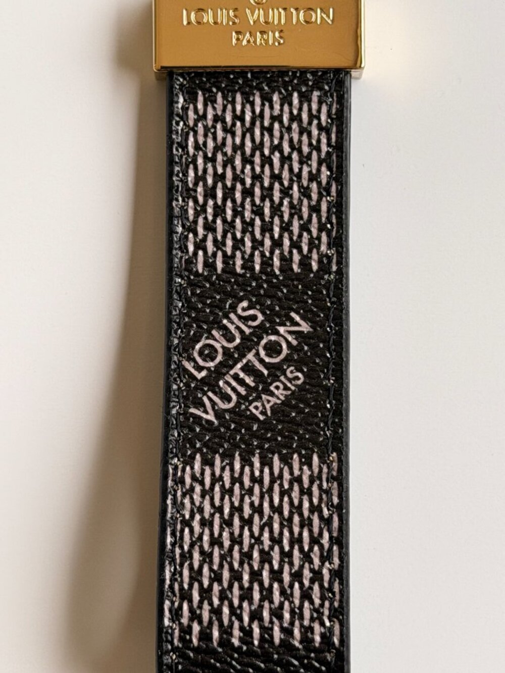 Louis Vuitton Brown And White Key Holder / Bag Charm - Picture 3 of 6